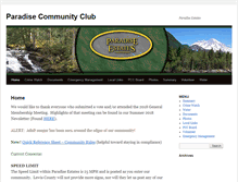 Tablet Screenshot of paradisecc.org